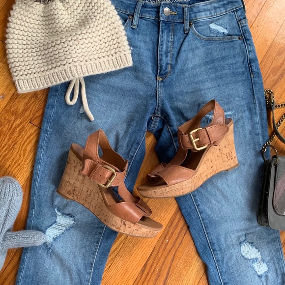 Franco Sarto Shoes - 4/$25 Tan Wedges